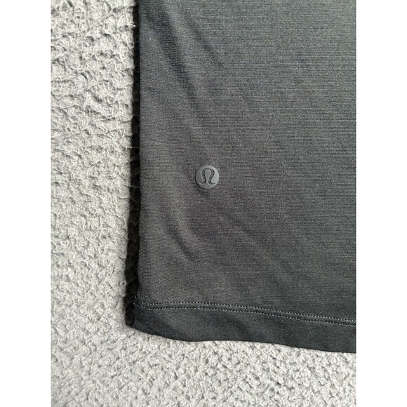 Lululemon Men’s Black Performance Evolution Polo Shirt Size L Stretch Golf - Picture 4 of 11